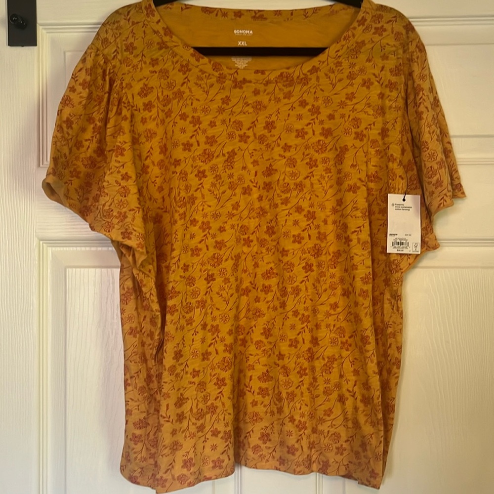 🆕Sonoma XXL floral top
